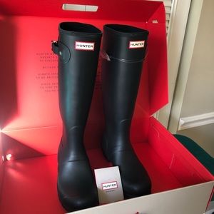 Hunter Original Tall Rain Boots - Matte Black